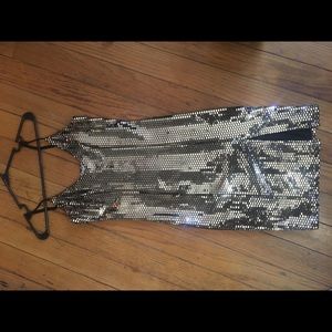 Gold sparkle dress worn once great for New Years